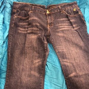 Rocawear cuffed jeans. Size 16.